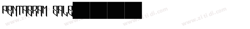 pentagram sale字体转换